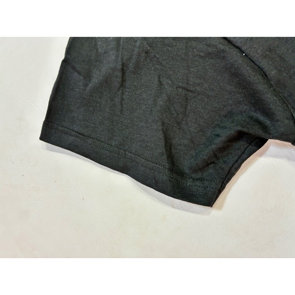 Graphic Tshirt Vintage Single Stitch Tee Americana Black T-Shirt Large Delta USA - Picture 8 of 8